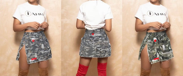 Army Fatigue/ Leg Out Skort